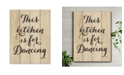 Courtside Market This Kitchen is for Dancing 12" x 16" Wood Pallet Wall Art